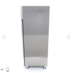  Ψυγείο - 1200L - 6 ρυθμιζόμενα ράφια (2/1 GN) - ανοξείδωτος χάλυβας - με γυάλινη πόρτα